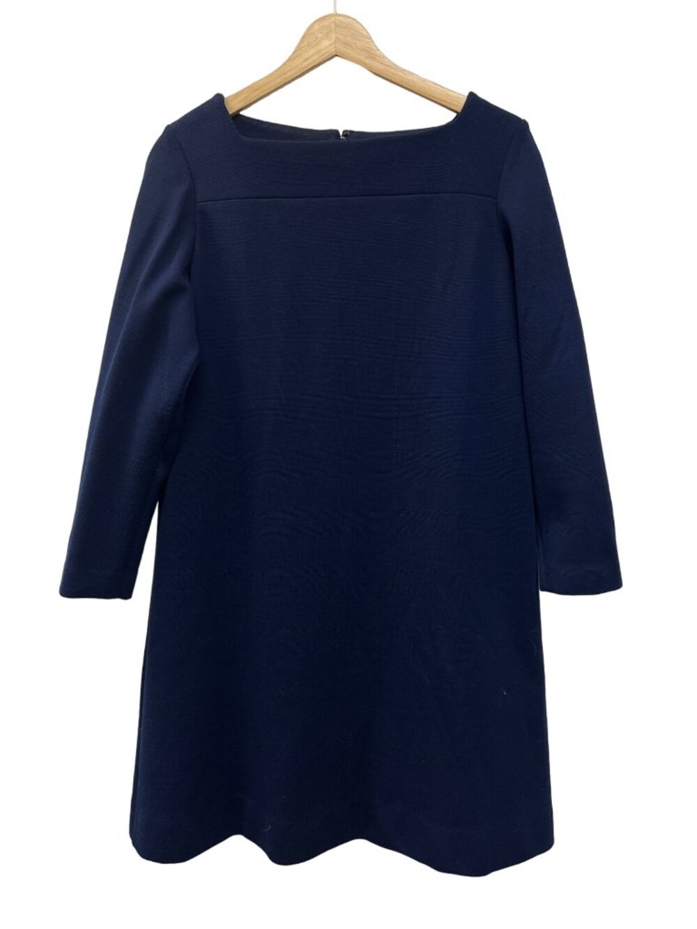 Moderno Knits Vintage 60's Navy Blue Basic Sheath Dress